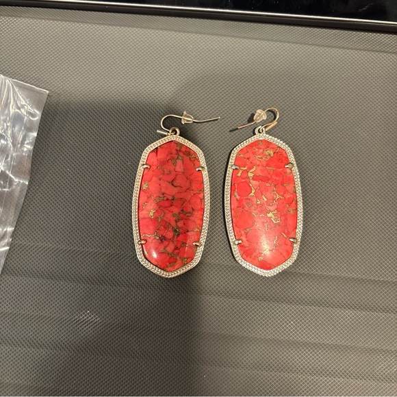 Kendra Scott Jewelry - Kendra Scott Red and Gold Earrings